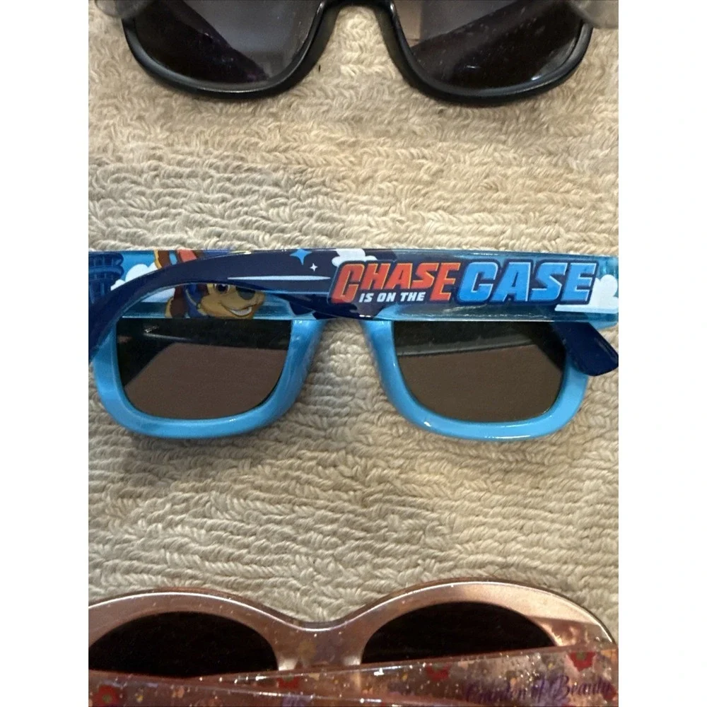 Lot of 17 Kids Sunglasses: Batman, Cinderella, Super Mario,Minecraft, MinnyMouse
